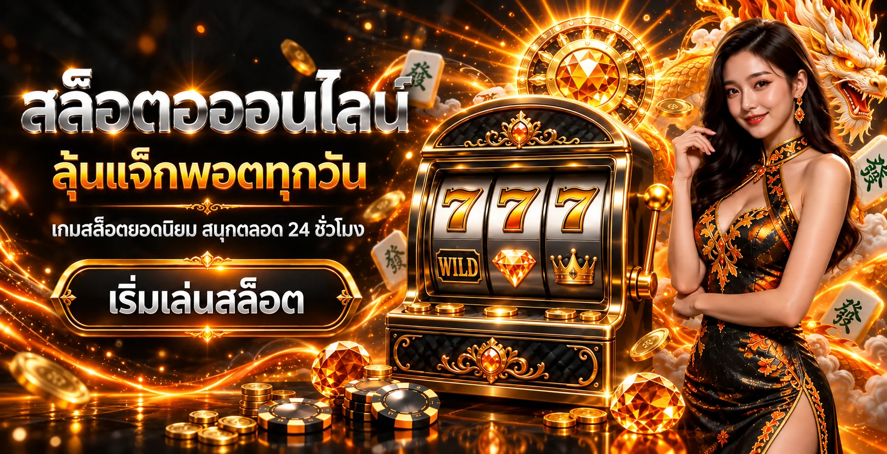 FGM888 สล็อต 777 ในธีมสีส้มและเทา